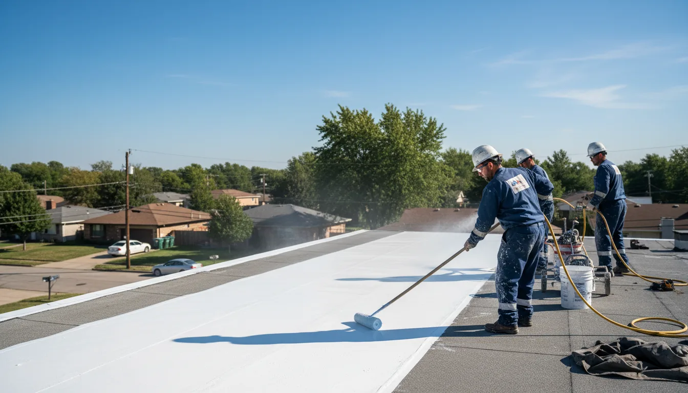 Commercial roof coating in Greensboro, VT near me